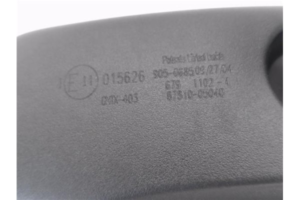 Recambio de retrovisor interior para toyota corolla (e12) 1.4 d referencia OEM IAM 8781005040 E11015626 