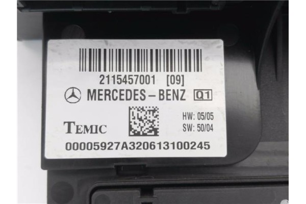 Recambio de caja fusibles/rele para mercedes-benz clase e (bm 211) berlina 3.0 e 280 cdi (211.020) referencia OEM IAM 2115457001