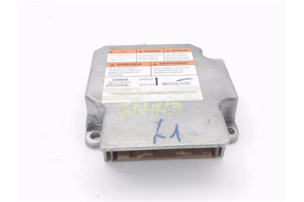 Recambio de centralita airbag para fiat sedici (189) 1.9 jtd 8v 120 emotion referencia OEM IAM 3891055L10000 5WK44063 