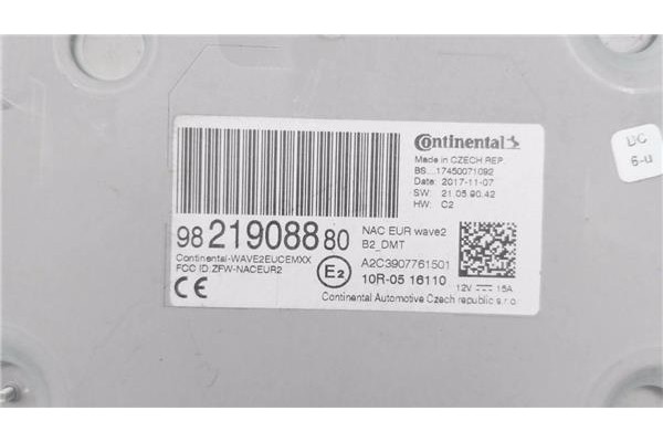 Recambio de navegador para peugeot 308 sw 1.6 active referencia OEM IAM 9821908880  