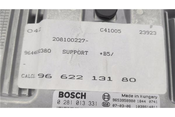 Recambio de centralita para citroen c4 coupe 1.6 hdi referencia OEM IAM 9662213180 281013331 
