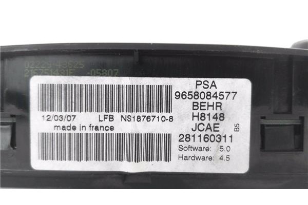 Recambio de mandos calefaccion / a.a. para citroen c4 coupe 1.6 hdi referencia OEM IAM 9658084577 2,81E+08 