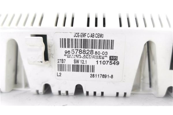 Recambio de display para citroen c4 coupe 1.6 hdi referencia OEM IAM 965788288003 281176918 