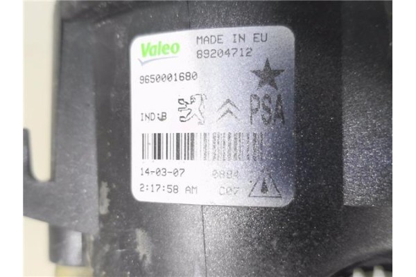 Recambio de faro antiniebla izquierdo para citroen c4 coupe 1.6 hdi referencia OEM IAM 9650001680 89204712 