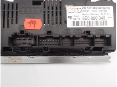 Recambio de mandos climatizador para audi a4 avant (8e) referencia OEM IAM (8E0820043) (0187969) 