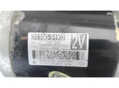Recambio de motor arranque para opel agila b 1.2 referencia OEM IAM 3110051K0 M000T36971ZE 