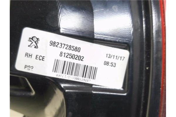 Recambio de piloto trasero derecho para peugeot 308 sw 1.6 active referencia OEM IAM 9823728580 81250202 