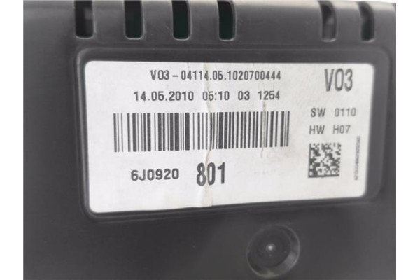 Recambio de cuadro completo para seat ibiza berlina (6j5) 1.4 referencia OEM IAM 6J0920801 A2C53332250 