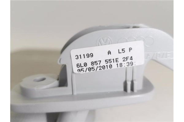 Recambio de parasol izquierdo para seat ibiza berlina (6j5) 1.4 referencia OEM IAM 6L0857551E  