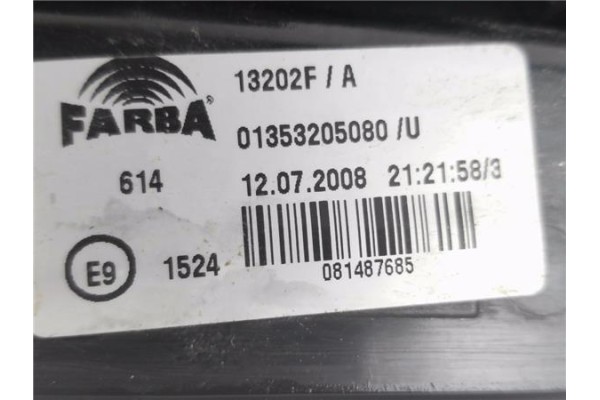 Recambio de piloto trasero derecho para peugeot bipper 1.4 básico referencia OEM IAM 1353205080 13202F 