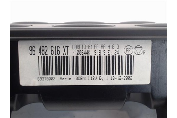 Recambio de mandos climatizador para peugeot 406 berlina (s1/s2) referencia OEM IAM 96482616XT D9RFTD-01/69370002 