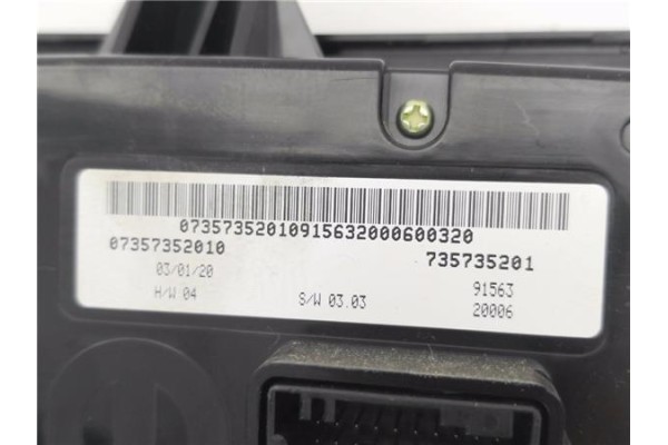 Recambio de mandos climatizador para fiat ii tipo (356) berlina 1.3 easy referencia OEM IAM 735735201 7357352010 