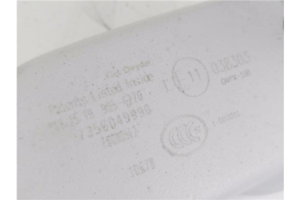 Recambio de retrovisor interior para fiat ii tipo (356) berlina 1.3 easy referencia OEM IAM 7356049990 E11038303 