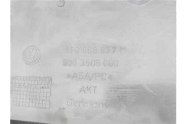 Recambio de embellecedor luz techo para volkswagen touran (1t1) 2.0 tdi referencia OEM IAM 1T0868837  