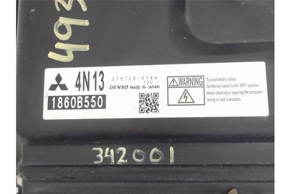 Recambio de centralita para mitsubishi asx (ga0w) 1.6 challenge 2wd referencia OEM IAM 1860B550  