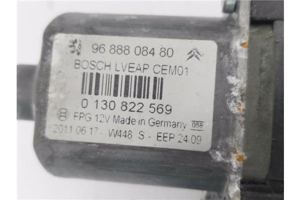 Recambio de mecanismo elevalunas trasero izquierdo para peugeot 508 1.6 active referencia OEM IAM 9686441380  