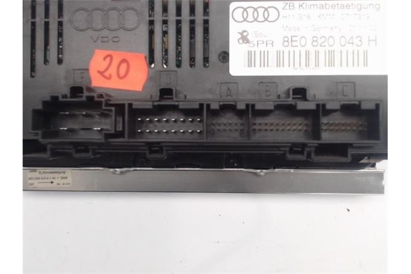 Recambio de mandos climatizador para audi a4 avant (b5) referencia OEM IAM (8E0820043H) (0717319) 