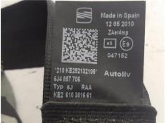Recambio de cinturon seguridad delantero derecho para seat ibiza berlina (6j5) 1.4 referencia OEM IAM 6J4857706 6098574 