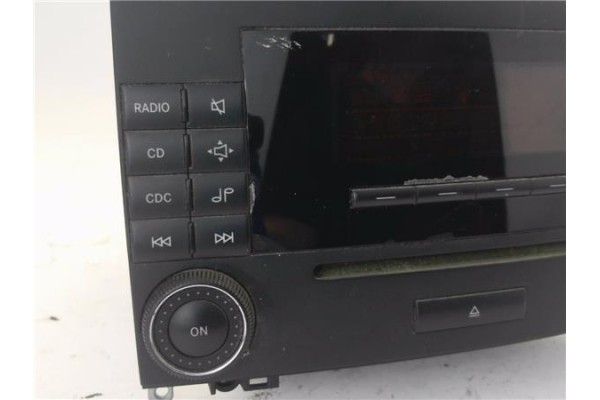 Recambio de autoradio para mercedes-benz clase a (bm 169) 2.0 a 200 cdi (169.008) referencia OEM IAM A1698207589 MF2550 