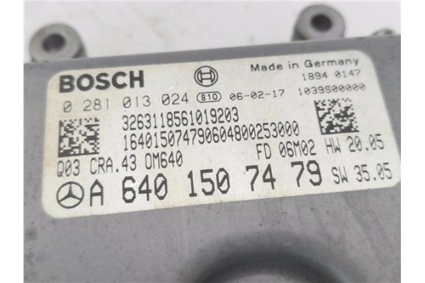 Recambio de centralita para mercedes-benz clase a (bm 169) 2.0 a 200 cdi (169.008) referencia OEM IAM A6401507479  