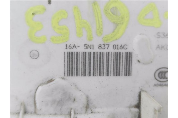 Recambio de cierre electromagnetico delantero derecho para seat ibiza berlina (6j5) 1.4 referencia OEM IAM 5N1837016C  