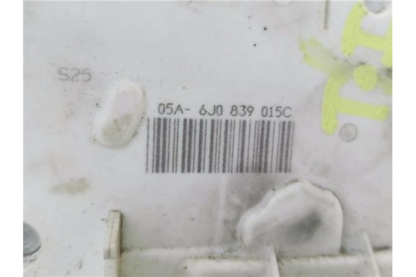 Recambio de cierre electromagnetico trasero izquierdo para seat ibiza berlina (6j5) 1.4 referencia OEM IAM 6J0839015C  