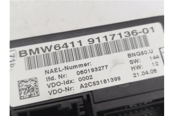 Recambio de mandos climatizador para bmw serie 3 berlina (e90) 3.0 330d referencia OEM IAM 6411911713601 A2C53181399 