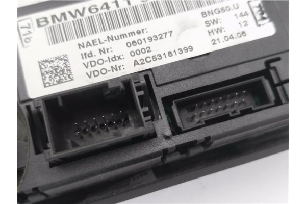 Recambio de mandos climatizador para bmw serie 3 berlina (e90) 3.0 330d referencia OEM IAM 6411911713601 A2C53181399 