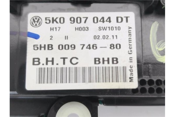 Recambio de mandos climatizador para volkswagen golf vi (5k1) 1.6 advance referencia OEM IAM 5K0907044DT  