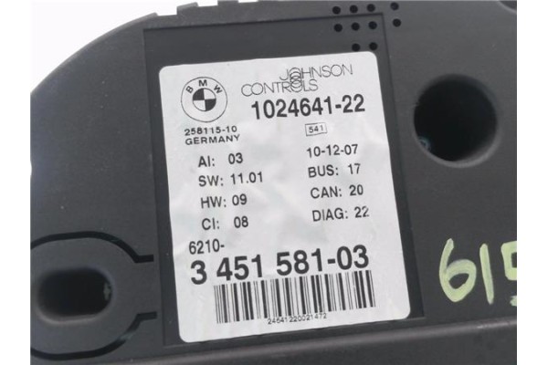 Recambio de cuadro completo para bmw serie x3 (e83) 2.0d referencia OEM IAM 102464122 345158103 