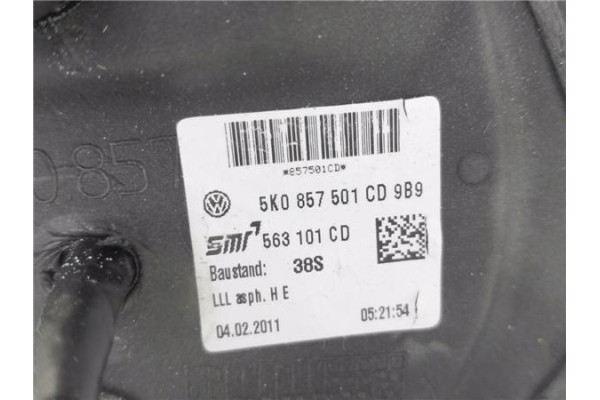 Recambio de retrovisor electrico izquierdo para volkswagen golf vi (5k1) 1.6 advance referencia OEM IAM 5K0857501CD E1021025 