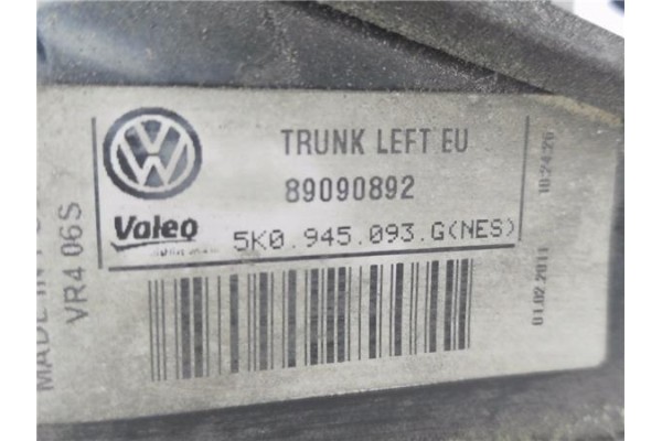 Recambio de piloto porton trasero izquierdo para volkswagen golf vi (5k1) 1.6 advance referencia OEM IAM 5K0945093G  