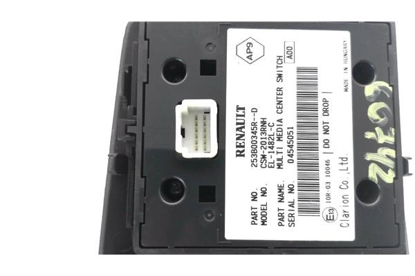 Recambio de mando multifuncion para renault grand scénic iii (jz0/1_) 1.5 dci referencia OEM IAM 253B02542R  