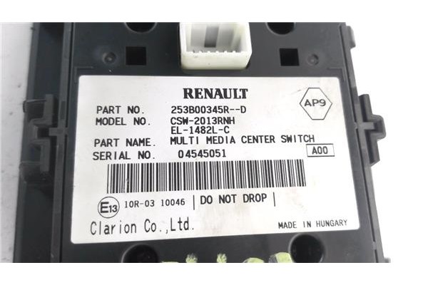 Recambio de mando multifuncion para renault grand scénic iii (jz0/1_) 1.5 dci referencia OEM IAM 253B02542R  