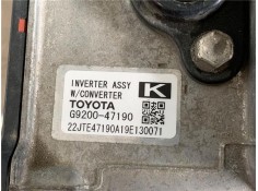 Recambio de inversor de carga para toyota prius (zvw30) 1.8 hybrid referencia OEM IAM G920047190 22JTE47190A19E130071 