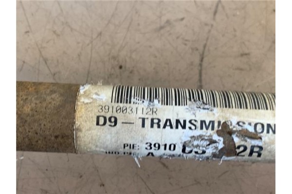 Recambio de palier delantero derecho para renault grand scénic iii (jz0/1_) 1.5 dci referencia OEM IAM 391003112R  