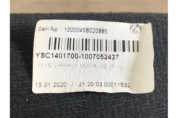 Recambio de bandeja trasero para fiat ii tipo (356) berlina 1.3 easy referencia OEM IAM YSC1401700 1007052427 