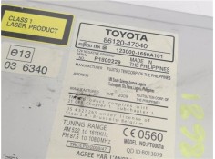Recambio de autoradio para toyota prius (zvw30) 1.8 hybrid referencia OEM IAM 8612047340 1230001650A101 