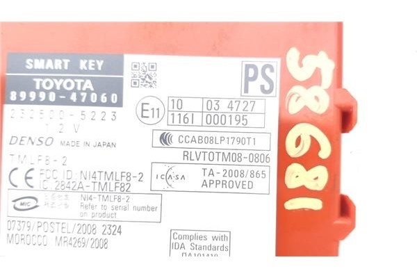 Recambio de centralita para toyota prius (zvw30) 1.8 hybrid referencia OEM IAM 8999047060 2325005223 
