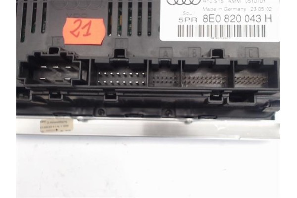 Recambio de mandos climatizador para audi a4 berlina (8e) referencia OEM IAM (8E0820043H) (0510701) 