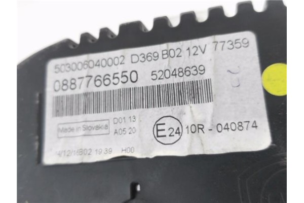 Recambio de cuadro completo para fiat iii panda (319) 1.2 lpg (312pxa1a) referencia OEM IAM 0887766550 503006040002 