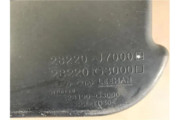 Recambio de resonador para kia ceed (jd) 1.0 drive referencia OEM IAM 28190G3000  
