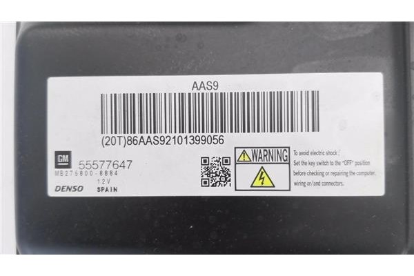 Recambio de centralita para opel astra j 1.7 cdti referencia OEM IAM 55577647 MB2758008884 