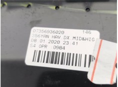Recambio de rejilla entrada de aire para fiat ii tipo (356) berlina 1.3 easy referencia OEM IAM 07356936020 356YAN 
