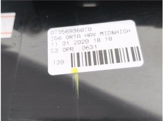 Recambio de rejilla entrada de aire para fiat ii tipo (356) berlina 1.3 easy referencia OEM IAM 07356936070 356ORTA 