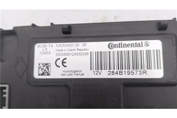 Recambio de módulo electrónico para renault clio iv 1.2 expression referencia OEM IAM 284B19573R A2C53430129 