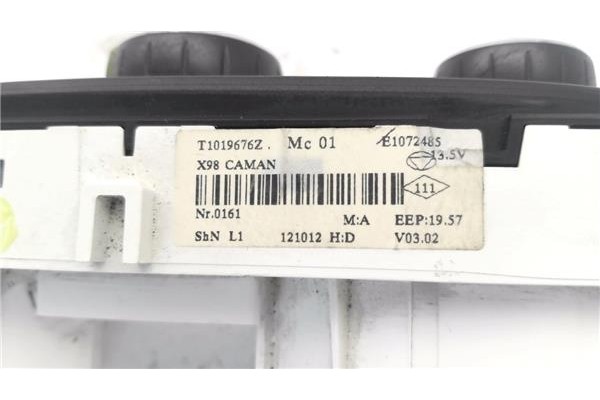 Recambio de mandos calefaccion / a.a. para renault clio iv 1.2 expression referencia OEM IAM T1019676Z E1072485 