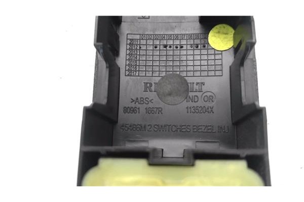 Recambio de mando elevalunas delantero izquierdo para renault clio iv 1.2 expression referencia OEM IAM 809611667R 1135204X 