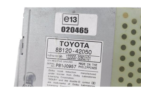 Recambio de radio / cd para toyota rav4 (a2) 1.8 luna referencia OEM IAM 8612042050 12200032802101 