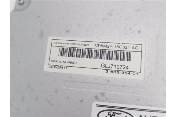Recambio de autoradio para ford focus ii (da_) 1.6 tdci referencia OEM IAM VP6M2F18C821AG 7M5T18C939EE 